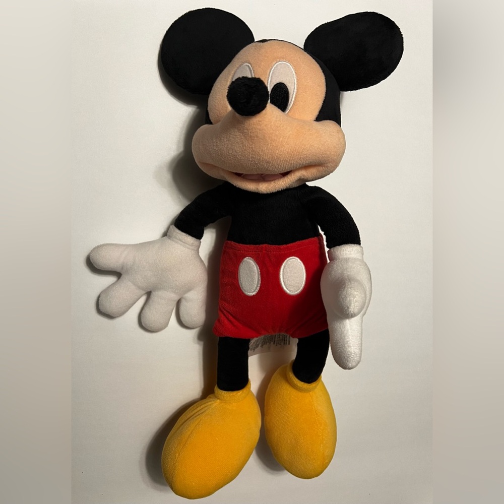 Disney Classic MICKEY MOUSE Plush Character Sitting Stuffed Animal Toy 16 inch